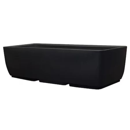 Rts Home Accent 5603-000100-80-81 36 x 15 in. Urban Planter Body, Black 560300100A8081
